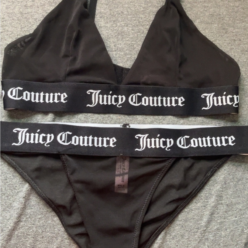 Juicy Couture Black Mesh Garment